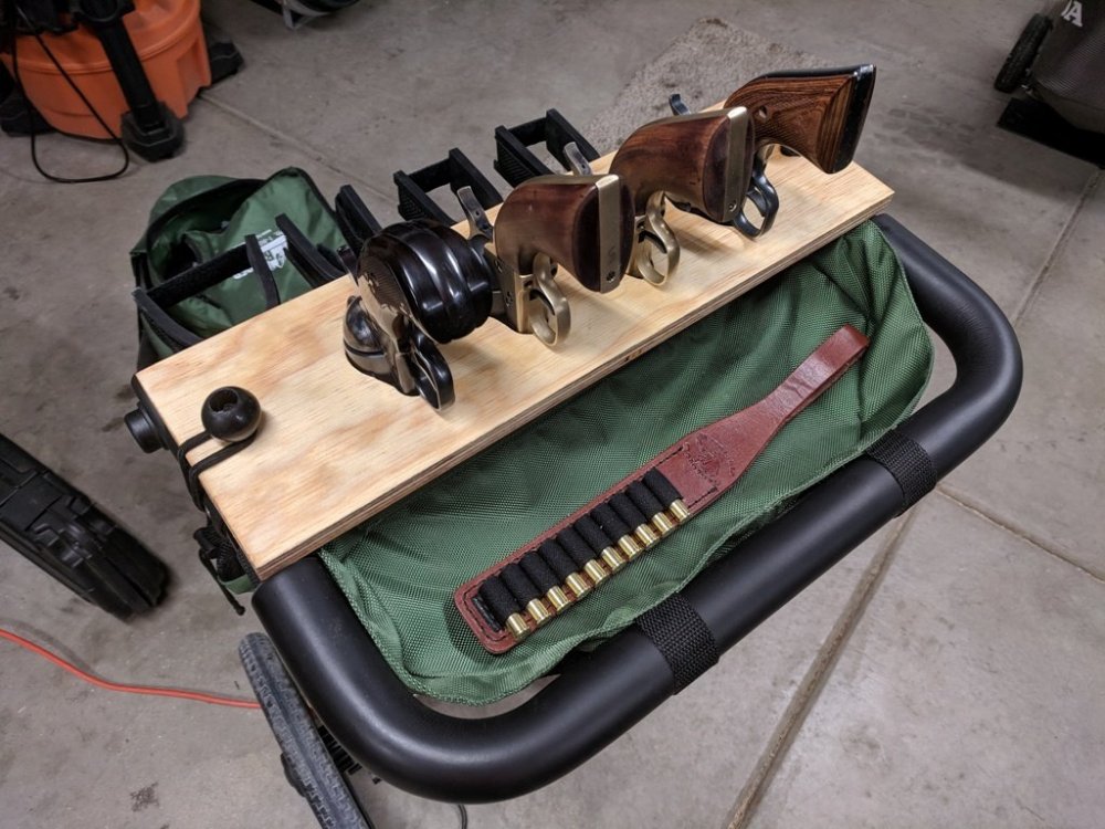 Pistol Rack for Rugged Gear Cart SASS Wire SASS Wire Forum