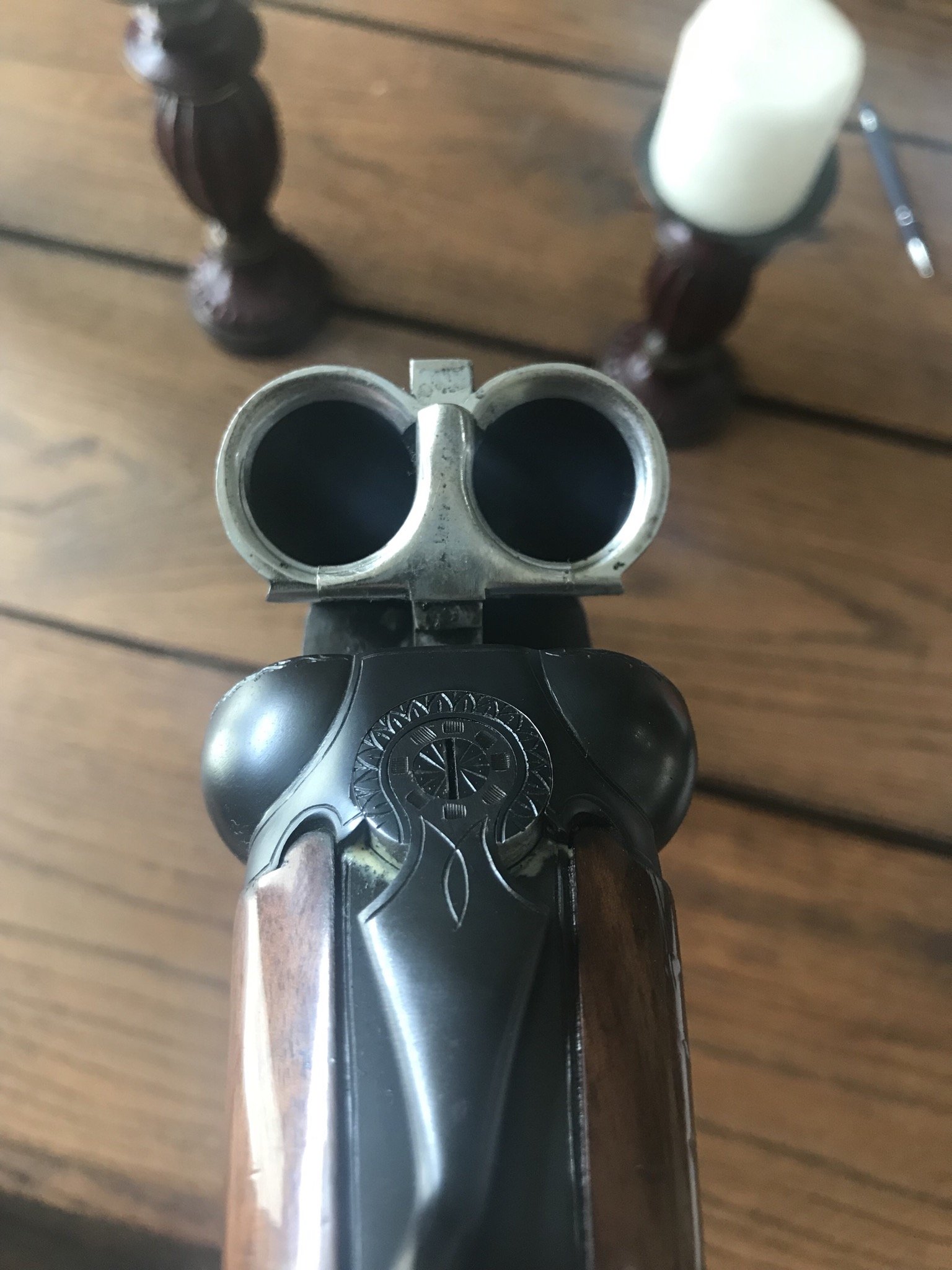 SOLD PF SKB 100 with Fast Eddie mechanical triggers. SASS Wire