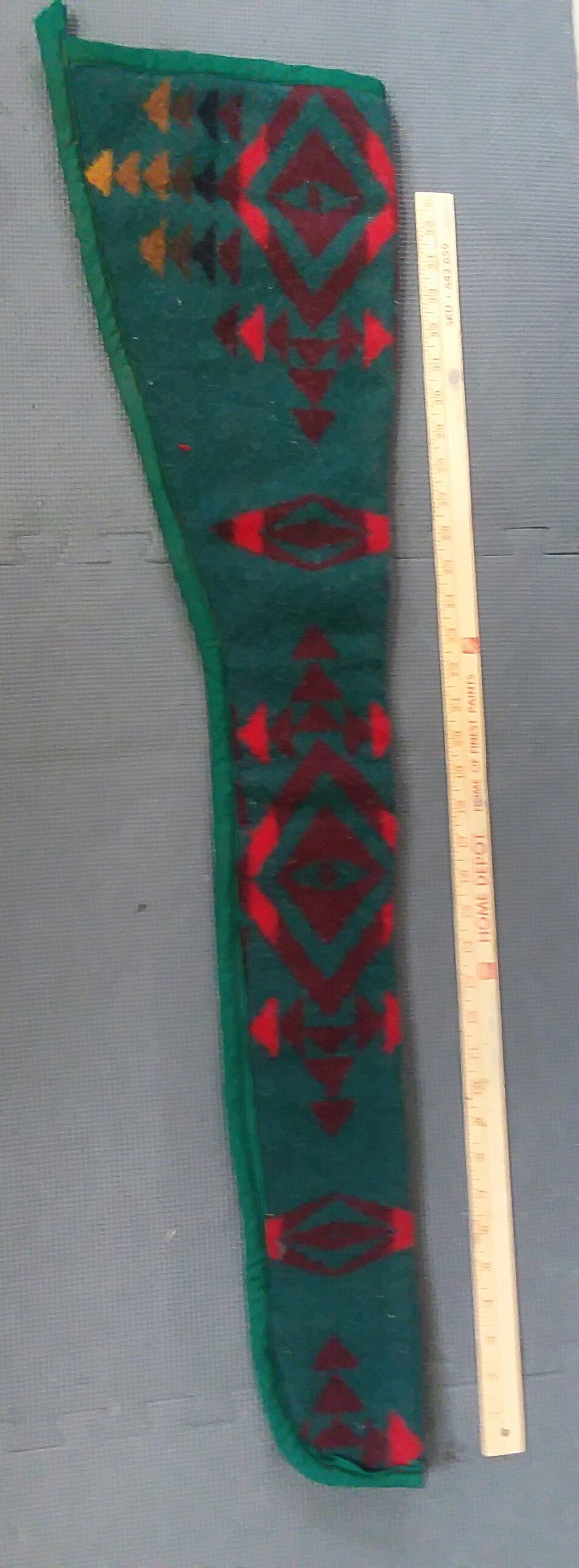 FS leather loading strip, wool & cloth gun sleeves SASS Wire