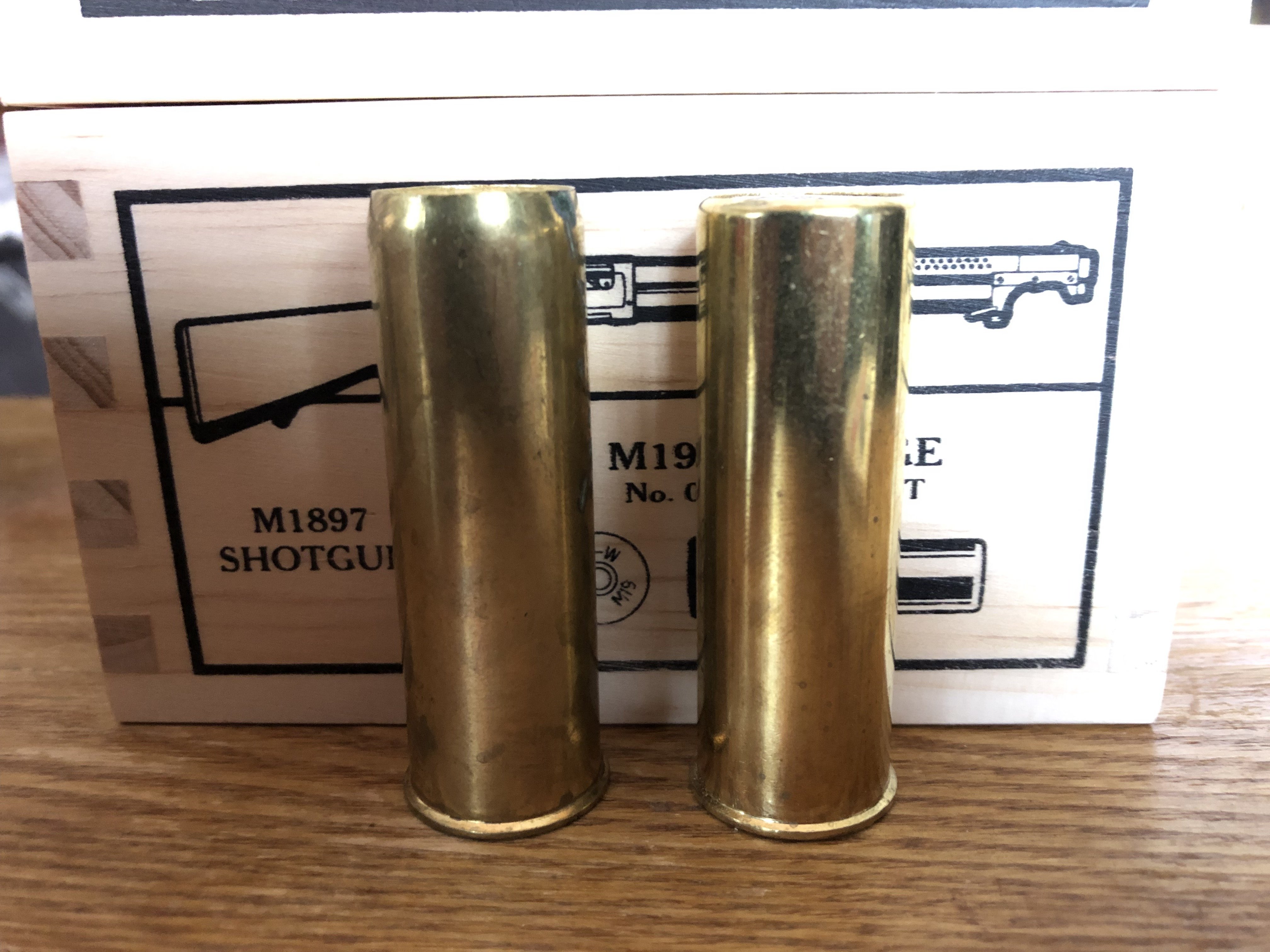 Vintage Brass Shotgun Shells Various Sizes