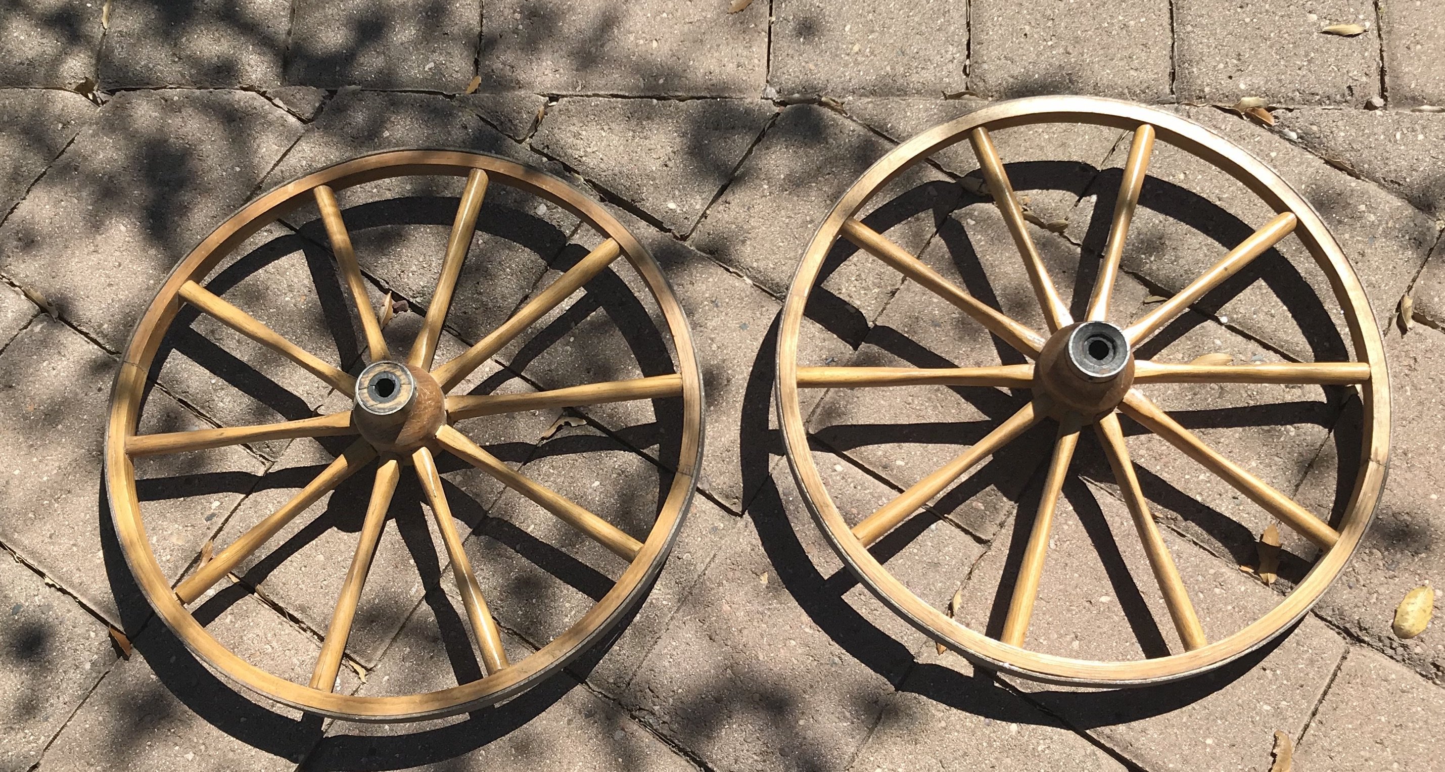 Wooden Gun Cart Wheels SOLD - SASS Wire Classifieds - SASS Wire Forum