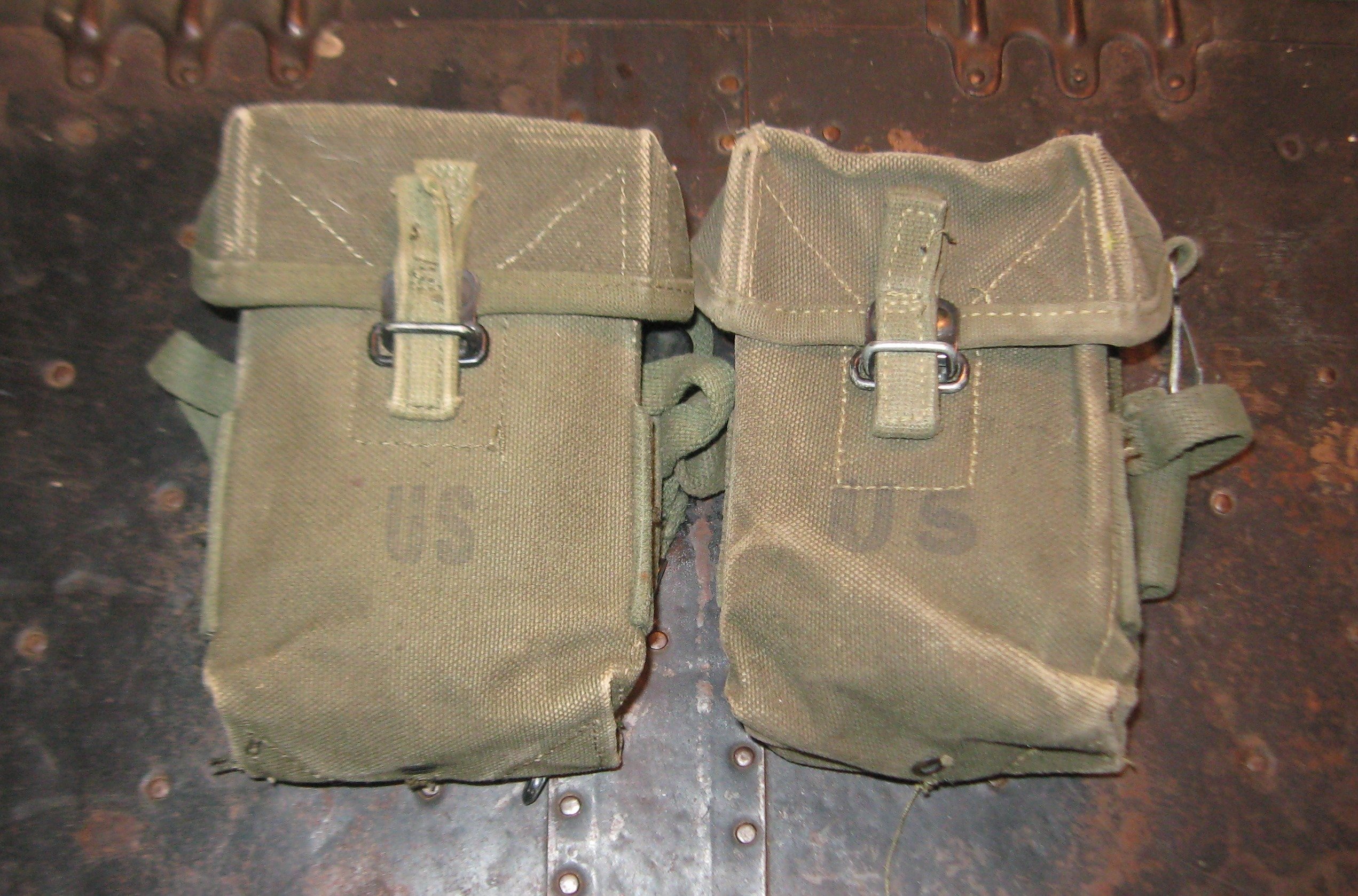 SOLD Two (2) Vietnam-Era M56 Ammo Pouches - SASS Wire Classifieds ...