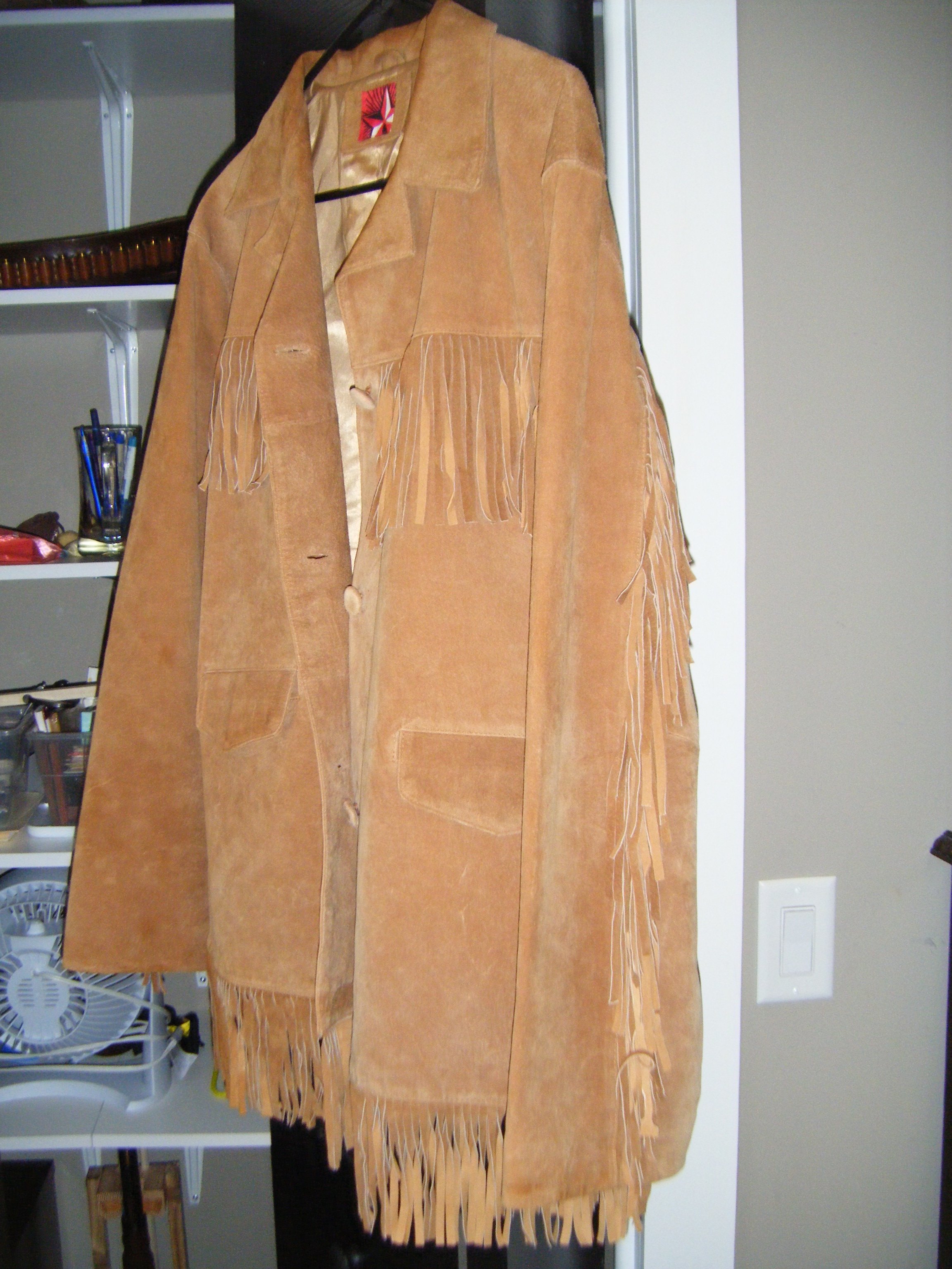***SPF***Fringed Brown Leather Jacket - SASS Wire Classifieds - SASS ...