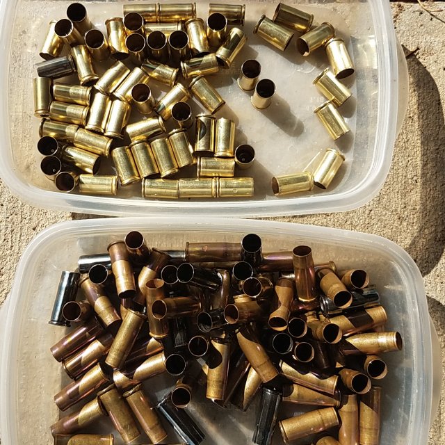 Wet tumbling brass without stainless steel pins? 