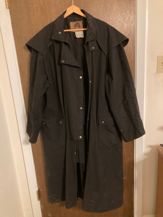 For Sale: XXL Oilskin Duster/Riding Coat SOLD - SASS Wire Classifieds ...