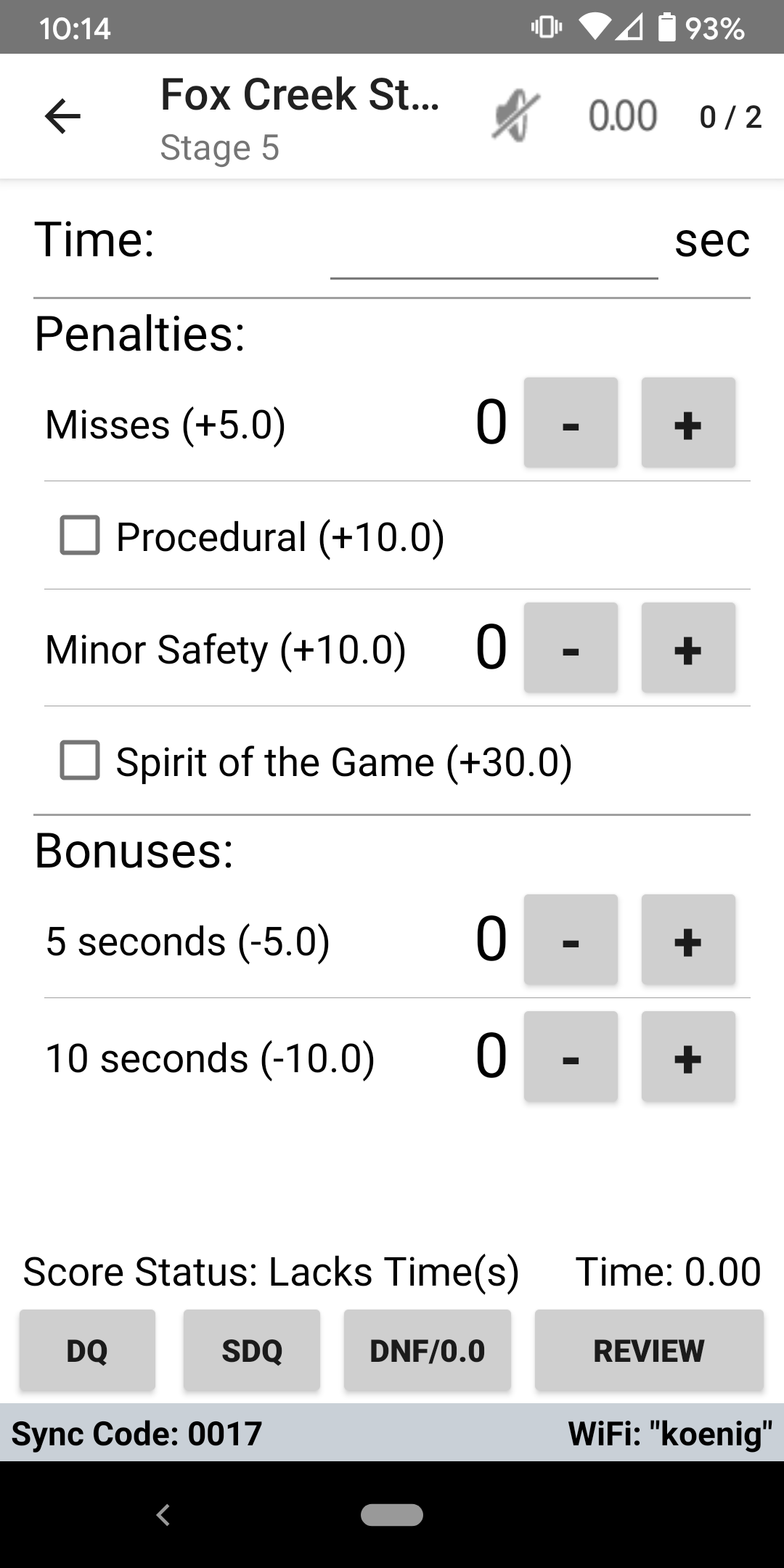 Practiscore Time Input Categories in Practiscore - SASS Wire - SASS Wire Forum
