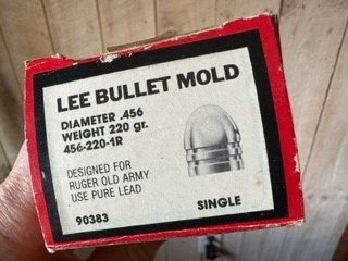 Lee Bullet Mold 90383 SOLD - SASS Wire Classifieds - SASS Wire Forum