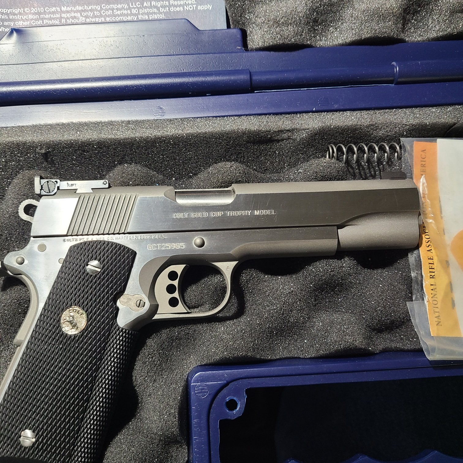 SOLD- Colt Gold Cup Trophy Model 05070X Stainless, .45acp-SOLD - SASS ...