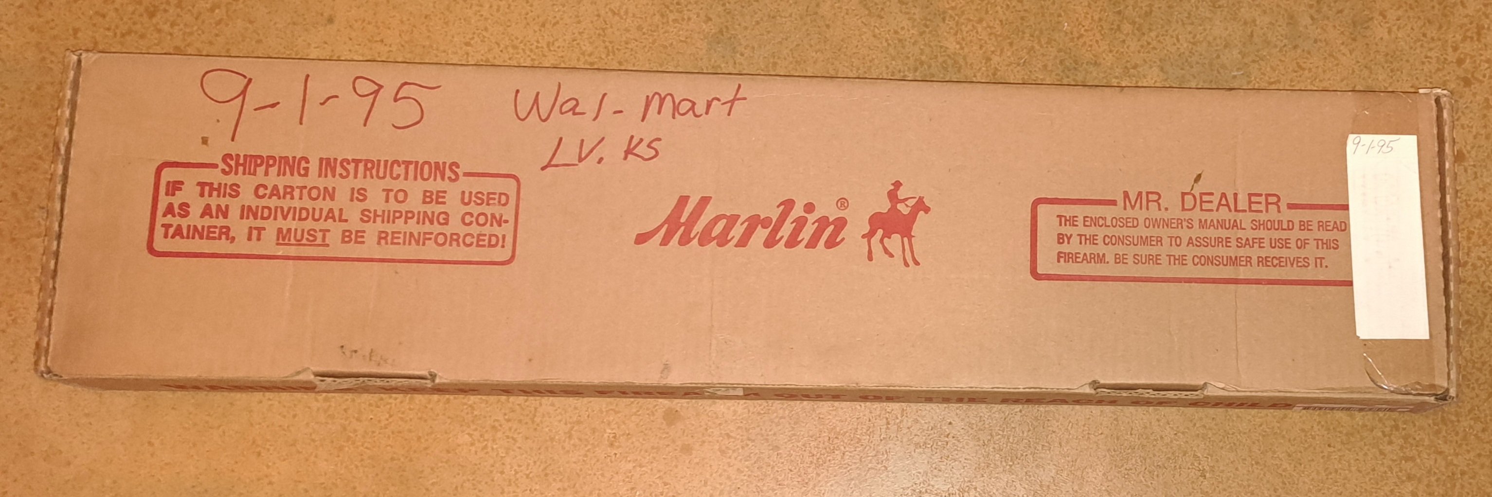 mr. marlin  30-Year Old Cardboard