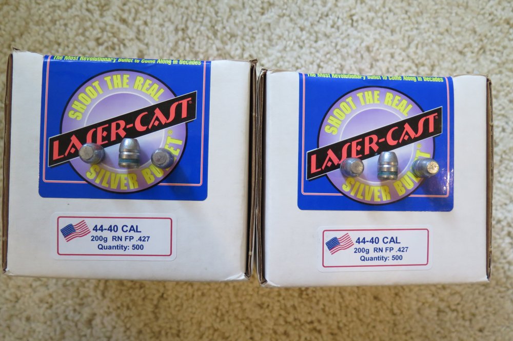 Sold for sale oregon trail laser cast 44 40 bullets sized at 427