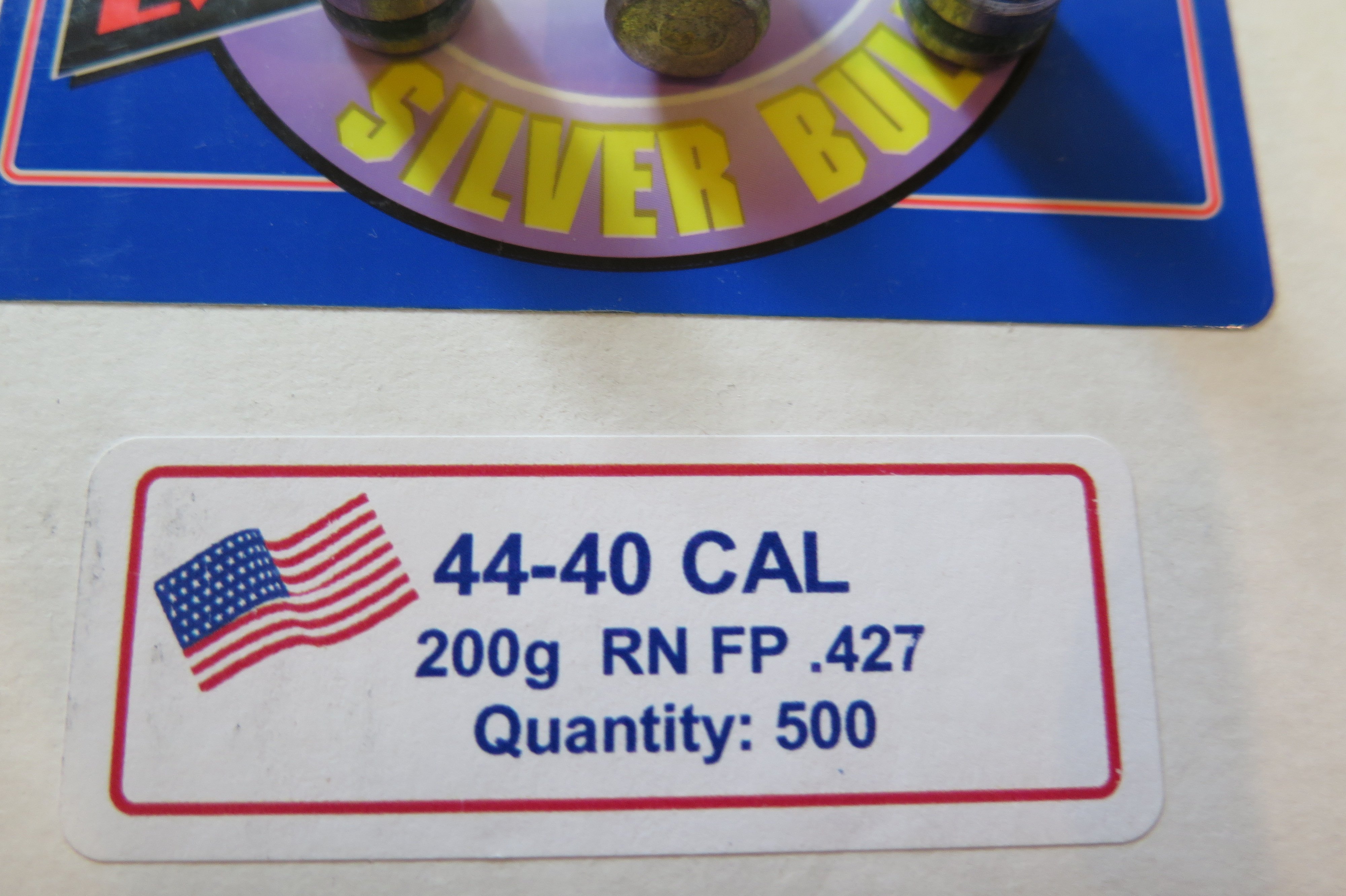 Sold for sale oregon trail laser cast 44 40 bullets sized at 427