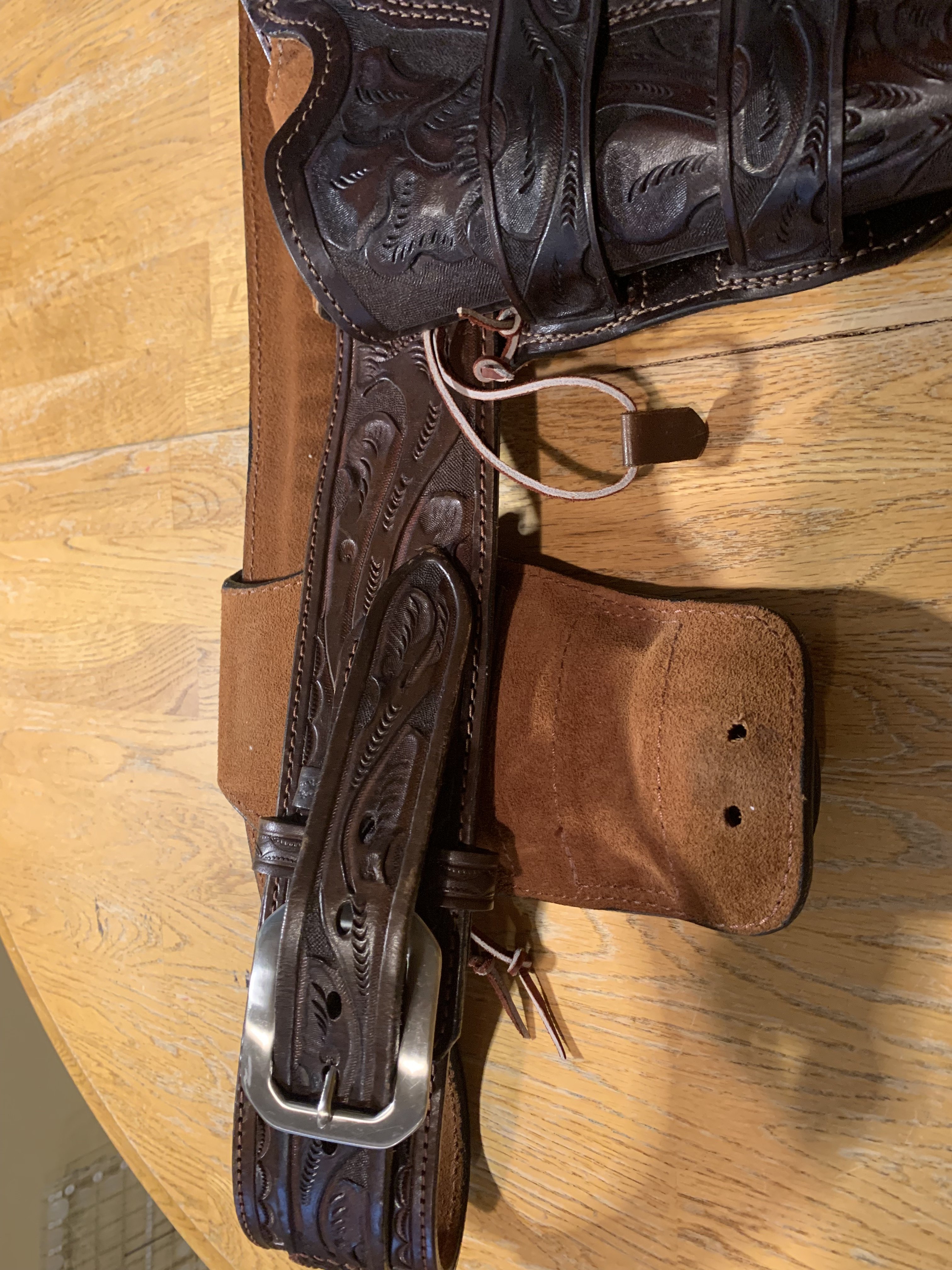 Kirkpatrick hand tooled leather rig for sale. 20% off...now $800 - SASS ...