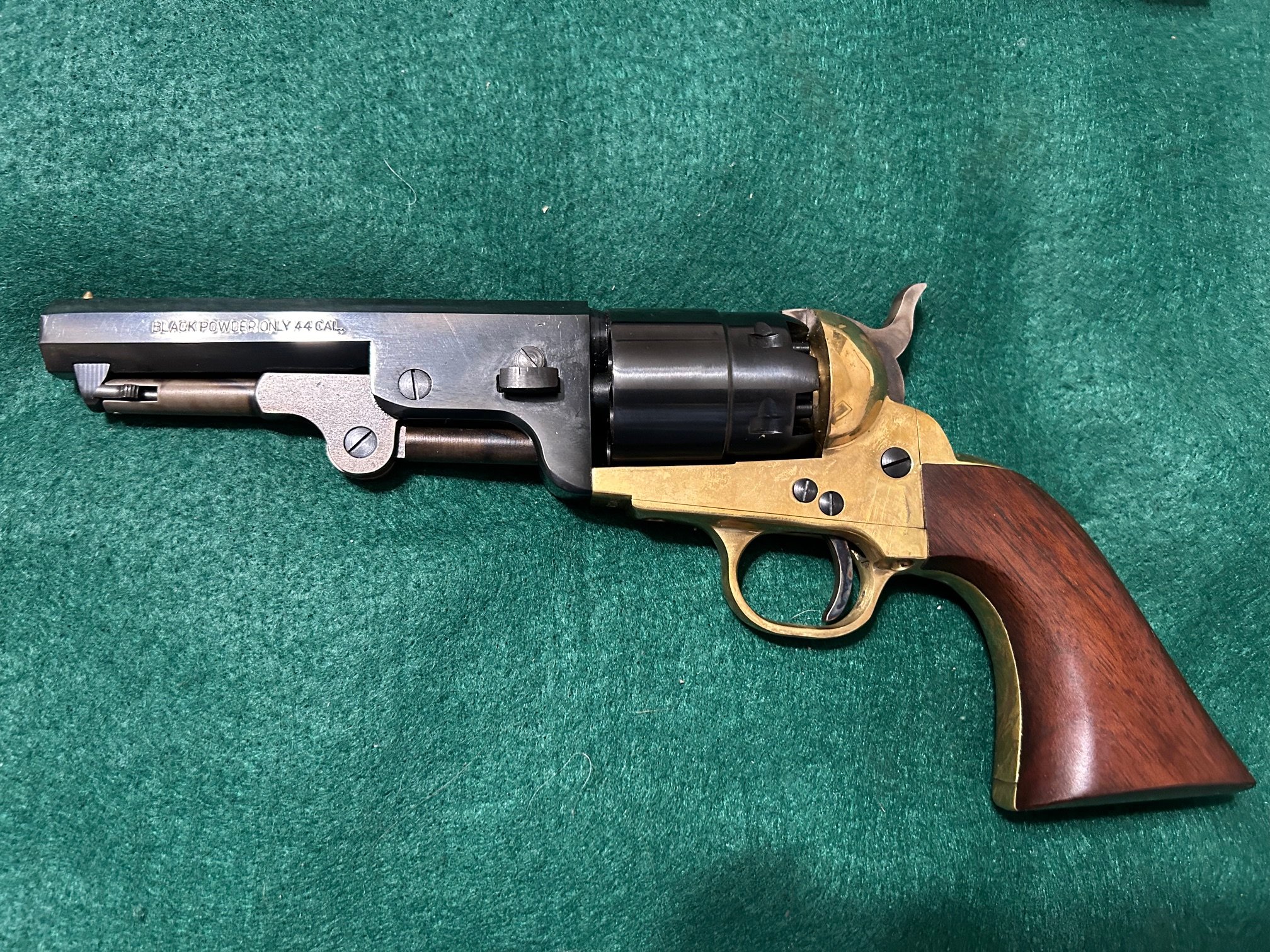 Wts Pietta Model 1851 Confederate Navy 44 Caliber Black Powder Revolver Sass Wire 3432