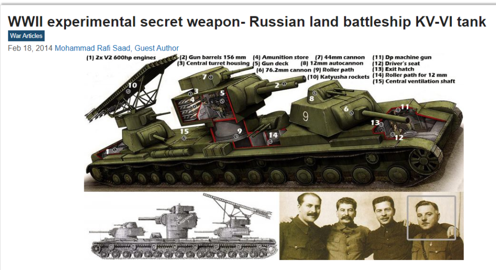 Russian KV-6 Behemoth: - SASS Wire Saloon - SASS Wire Forum