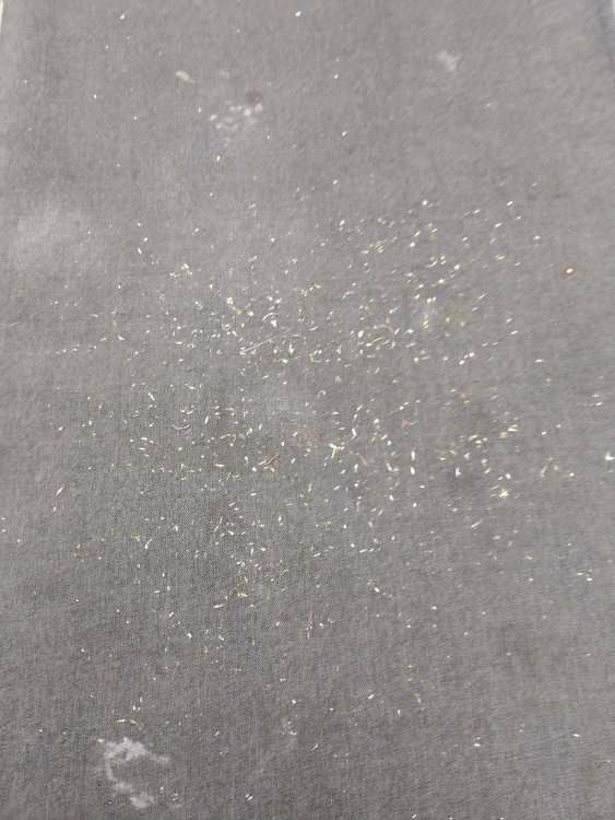 Filings on bench.jpg
