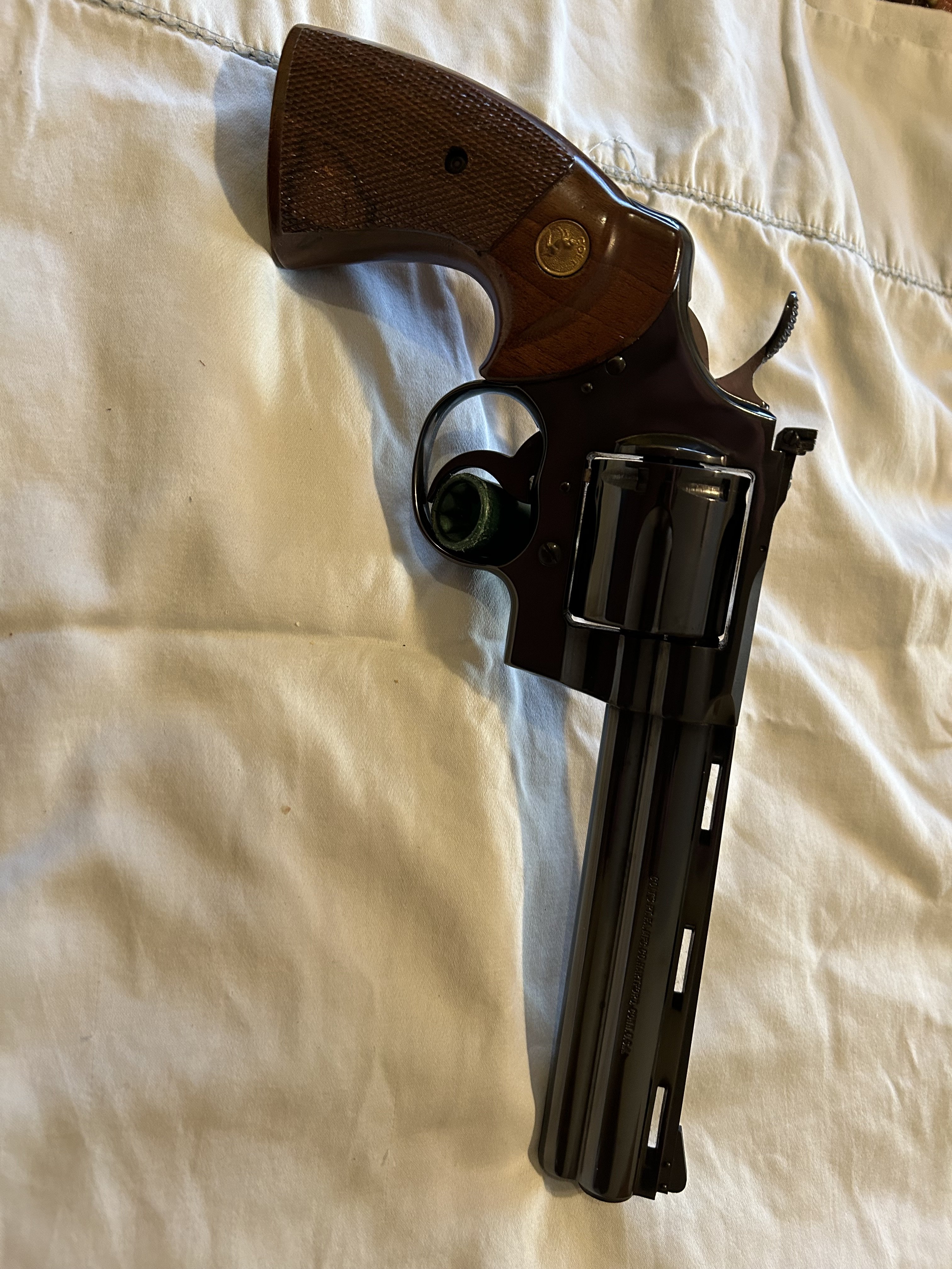 Sold please remove price reduced 1974 colt python 6 unfired 3 100