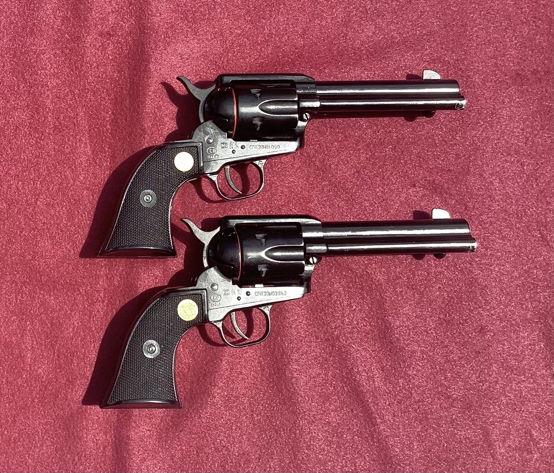 FS - Pair of Chiappa SAA 1873 . 22 S,L,LR 4 5/8” barrels