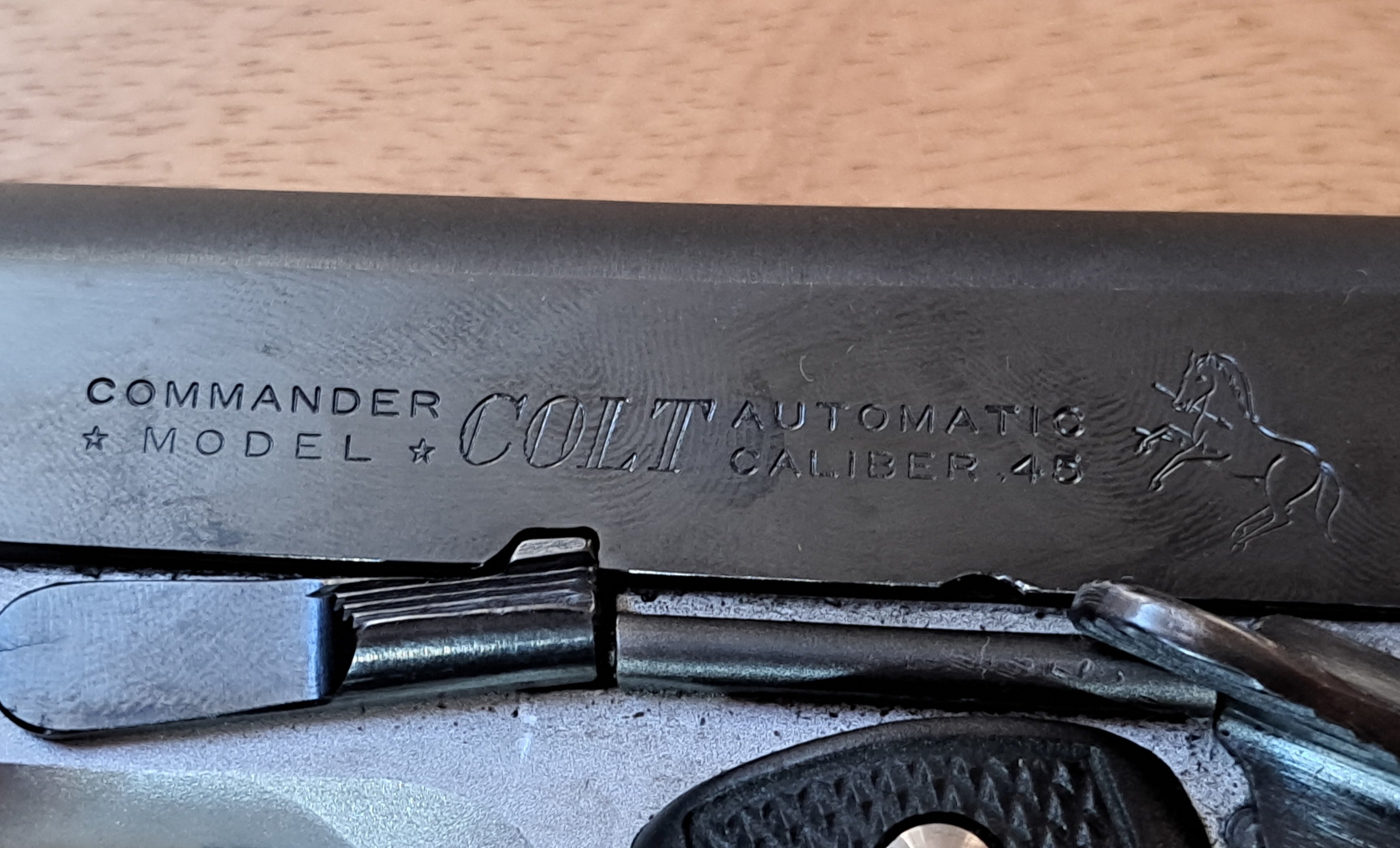 WTS Customized .45 ACP Colt 1911 70 Series Commander - SASS Wire