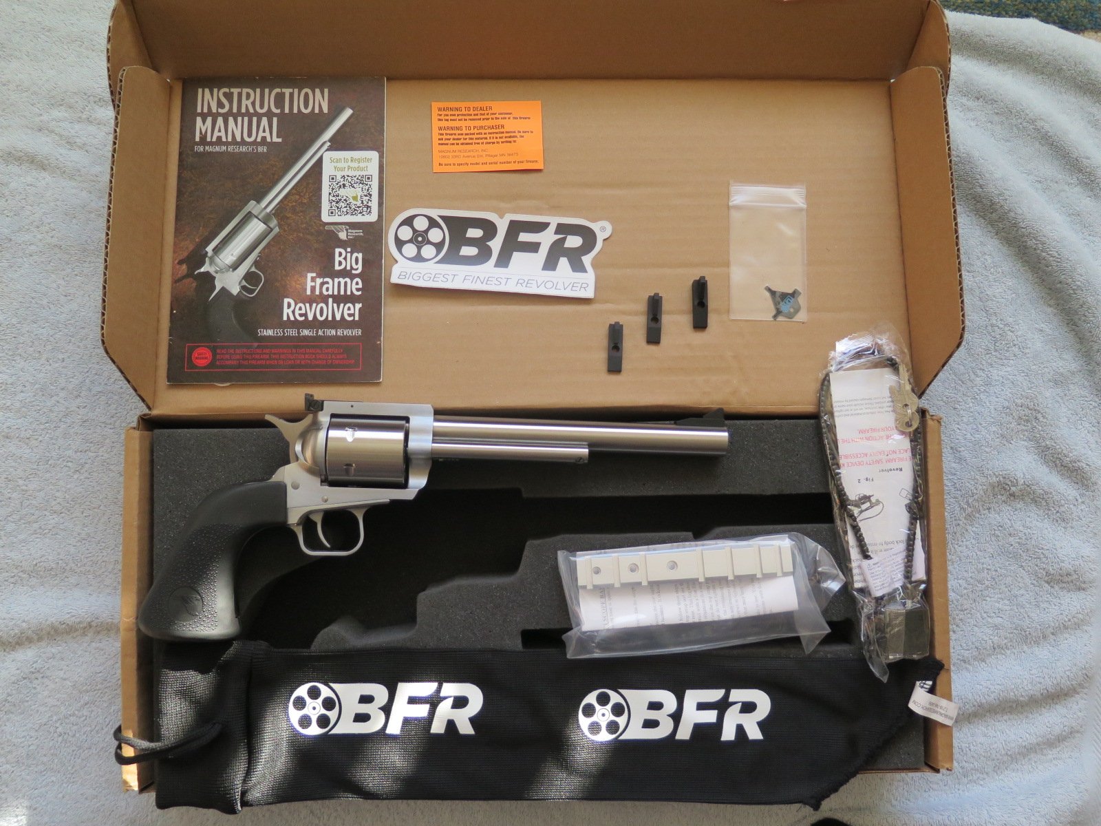 For Sale: Magnum Research Big Frame Revolver [BFR] 7.5” Barrel in .357 ...